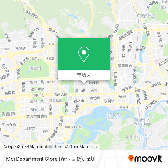 Moi Department Store (茂业百货)地图