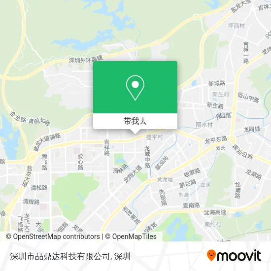 深圳市品鼎达科技有限公司地图