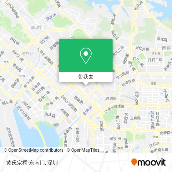 黄氏宗祠-东南门地图
