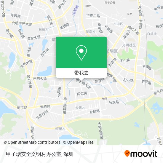 甲子塘安全文明村办公室地图