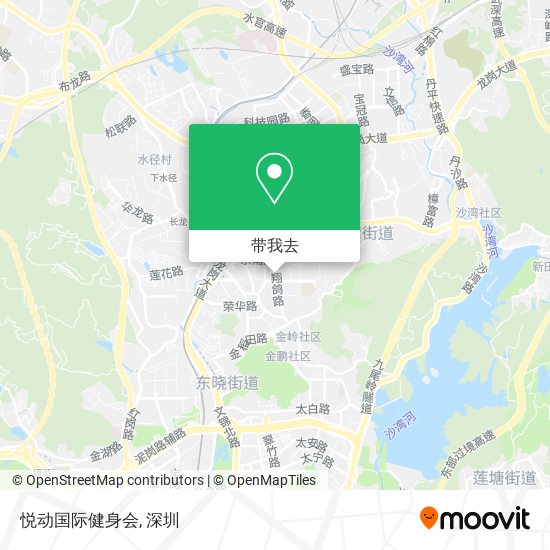 悦动国际健身会地图