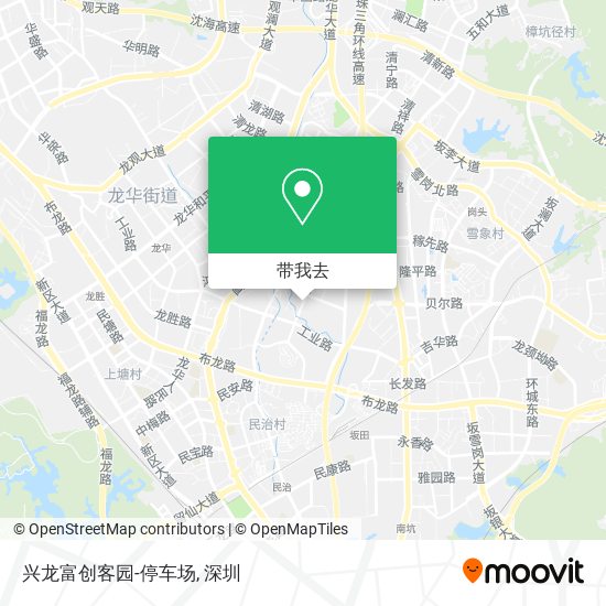 兴龙富创客园-停车场地图