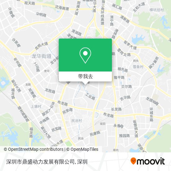 深圳市鼎盛动力发展有限公司地图