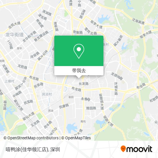嘻鸭涂(佳华领汇店)地图