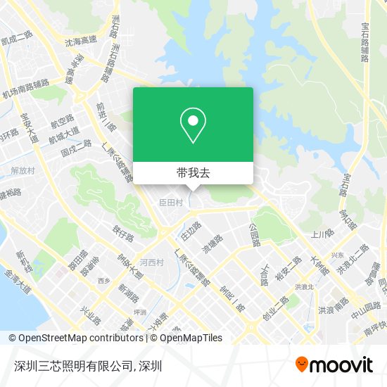 深圳三芯照明有限公司地图