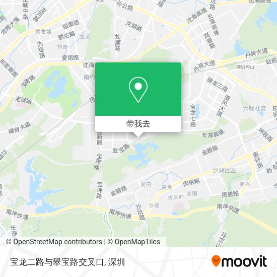 宝龙二路与翠宝路交叉口地图