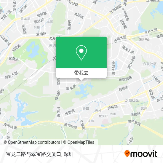 宝龙二路与翠宝路交叉口地图