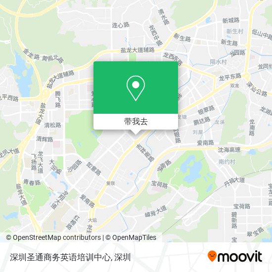 深圳圣通商务英语培训中心地图