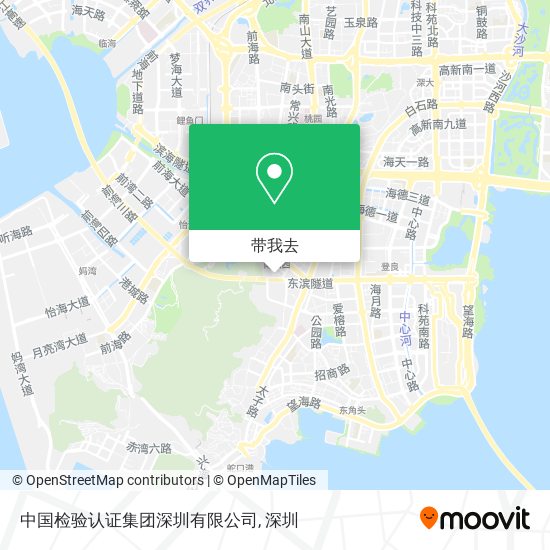 中国检验认证集团深圳有限公司地图