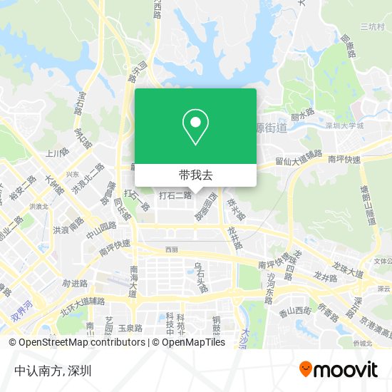 中认南方地图