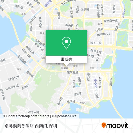 名粤舫商务酒店-西南门地图