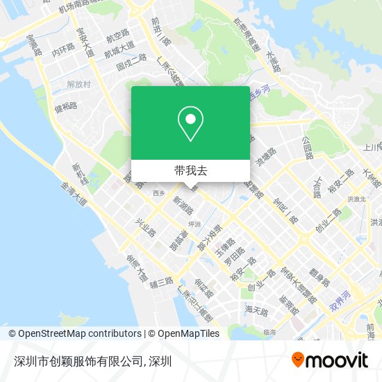 深圳市创颖服饰有限公司地图