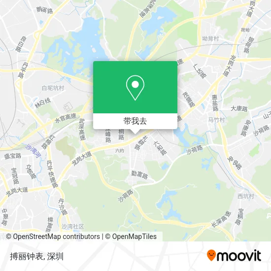 搏丽钟表地图
