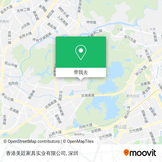 香港美廷家具实业有限公司地图