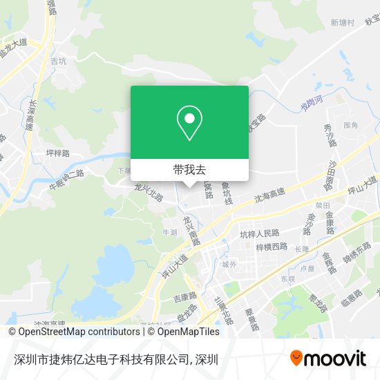 深圳市捷炜亿达电子科技有限公司地图