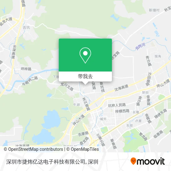 深圳市捷炜亿达电子科技有限公司地图