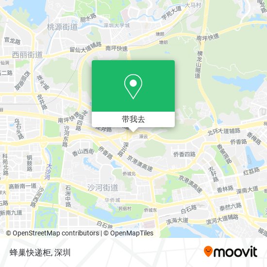 蜂巢快递柜地图