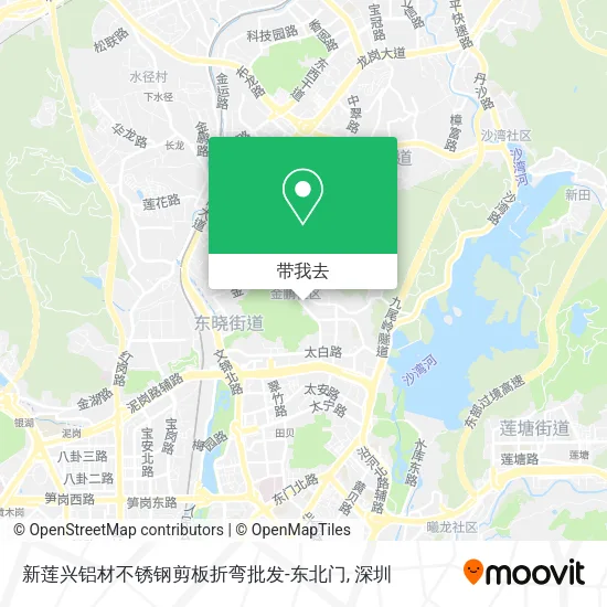 新莲兴铝材不锈钢剪板折弯批发-东北门地图