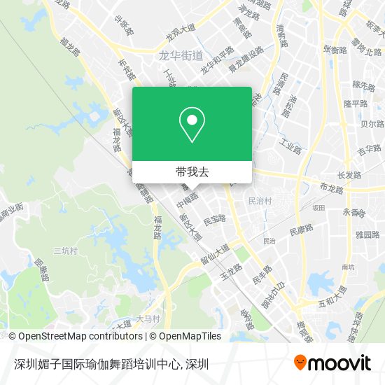 深圳媚子国际瑜伽舞蹈培训中心地图