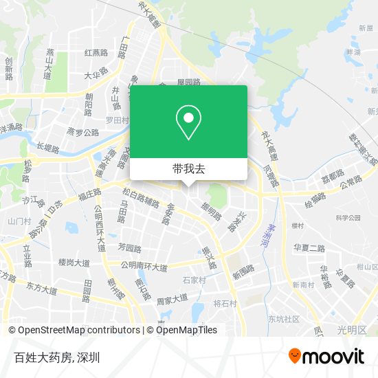 百姓大药房地图