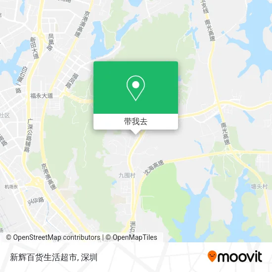 新辉百货生活超市地图