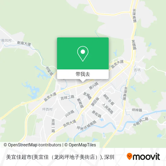 美宜佳超市(美宜佳（龙岗坪地子美街店）)地图