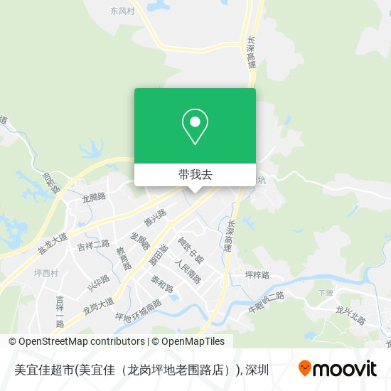 美宜佳超市(美宜佳（龙岗坪地老围路店）)地图