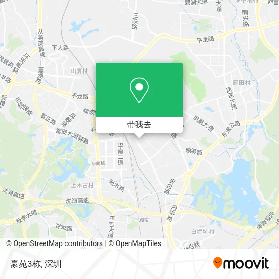 豪苑3栋地图