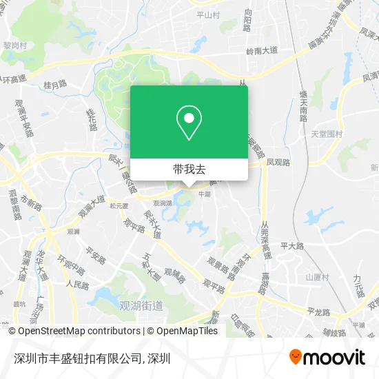 深圳市丰盛钮扣有限公司地图