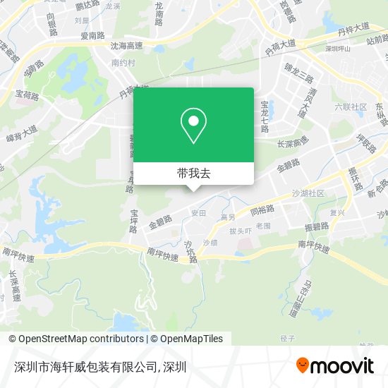 深圳市海轩威包装有限公司地图