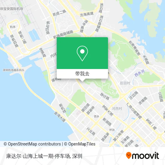 康达尔·山海上城一期-停车场地图