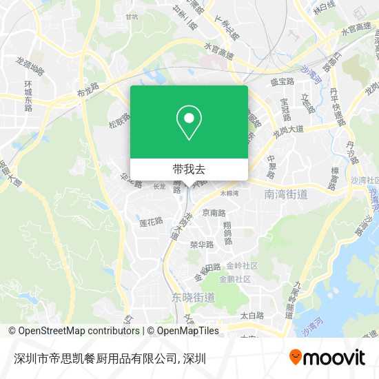 深圳市帝思凯餐厨用品有限公司地图