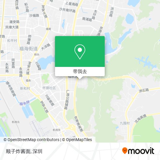 顺子炸酱面地图