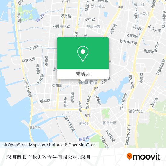 深圳市顺子花美容养生有限公司地图