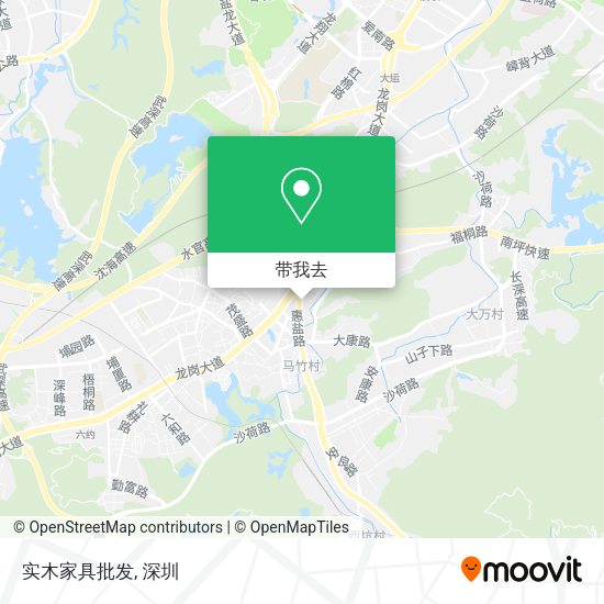 实木家具批发地图