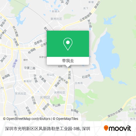 深圳市光明新区区凤新路勒堡工业园-3栋地图