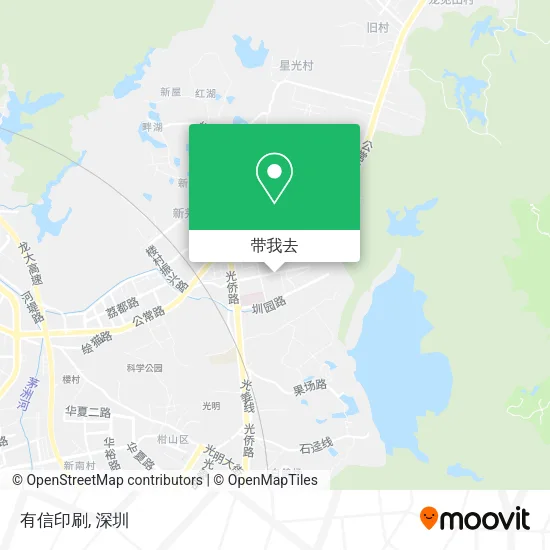 有信印刷地图