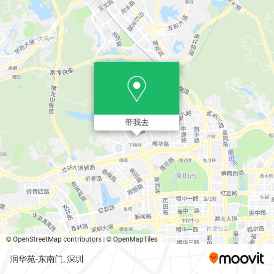 润华苑-东南门地图