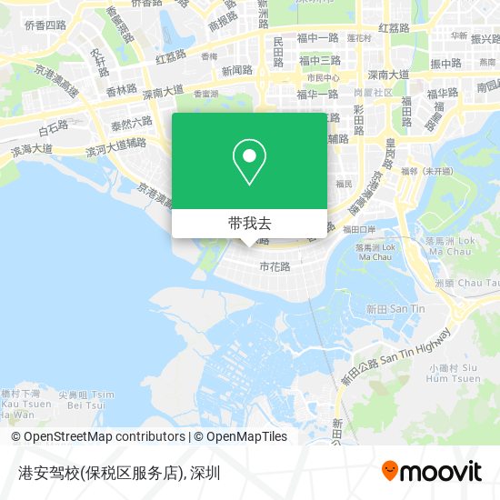 港安驾校(保税区服务店)地图