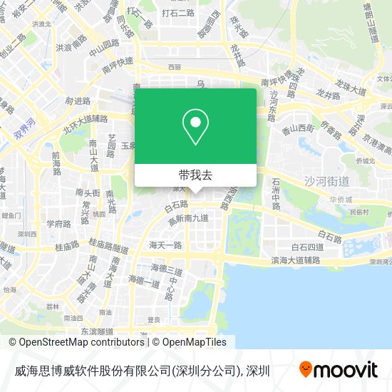 威海思博威软件股份有限公司(深圳分公司)地图