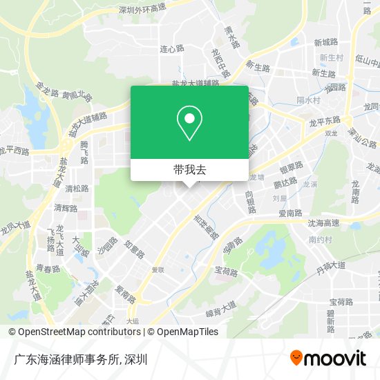 广东海涵律师事务所地图