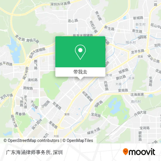 广东海涵律师事务所地图