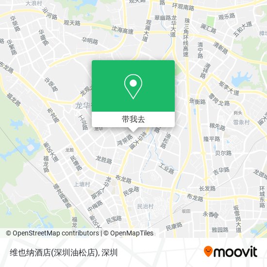 维也纳酒店(深圳油松店)地图