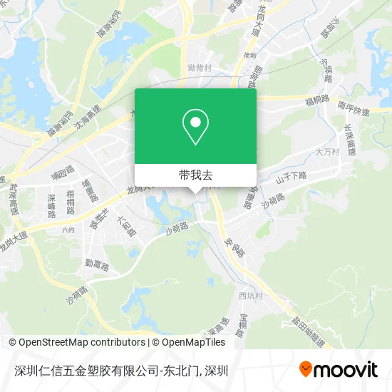 深圳仁信五金塑胶有限公司-东北门地图