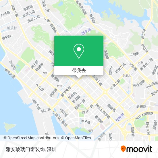 雅安玻璃门窗装饰地图