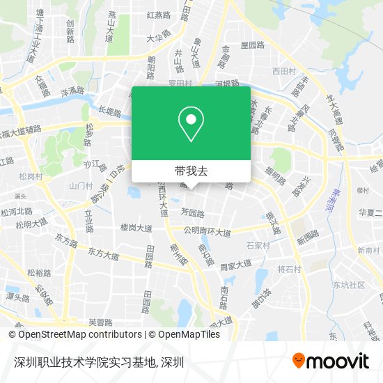 深圳职业技术学院实习基地地图