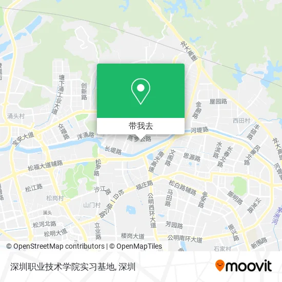 深圳职业技术学院实习基地地图