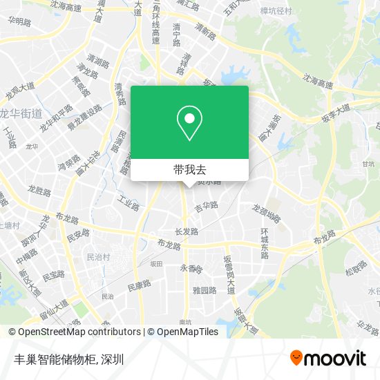 丰巢智能储物柜地图