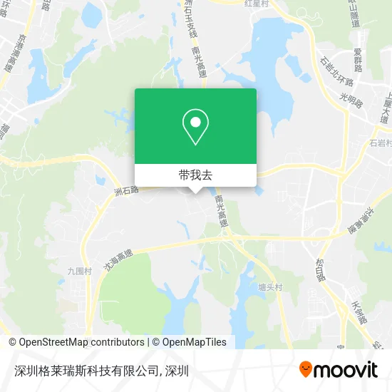 深圳格莱瑞斯科技有限公司地图