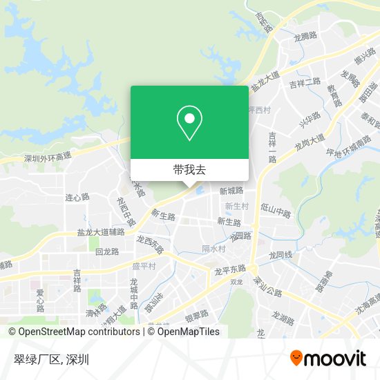翠绿厂区地图